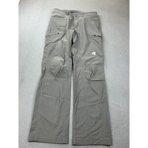 Eddie Bauer First Ascent Pants Mens 32x31 Gray Nylon Stretch Hiking Outdoor
